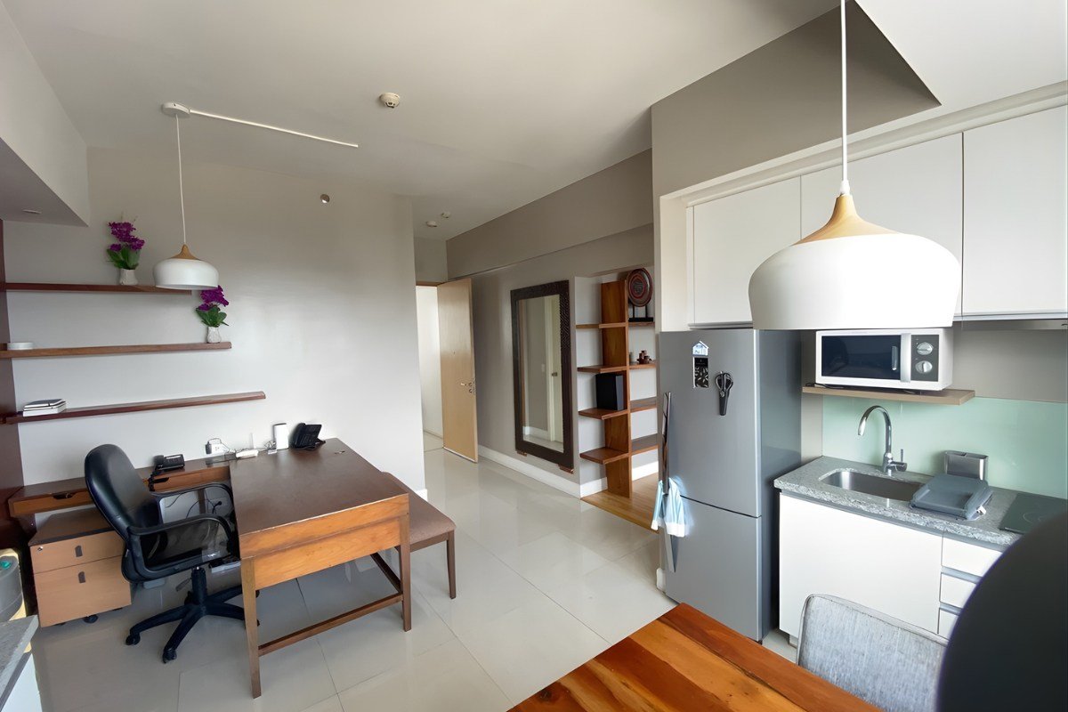 Bedroom of the 1-bedroom apartment for sale in Cebu City