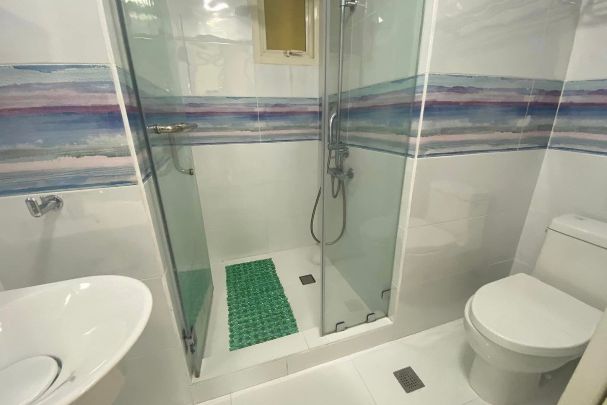 2 BR Condominium – Newly Refurbished (11) Living area of the 2-bedroom condo for rent in Cebu City
