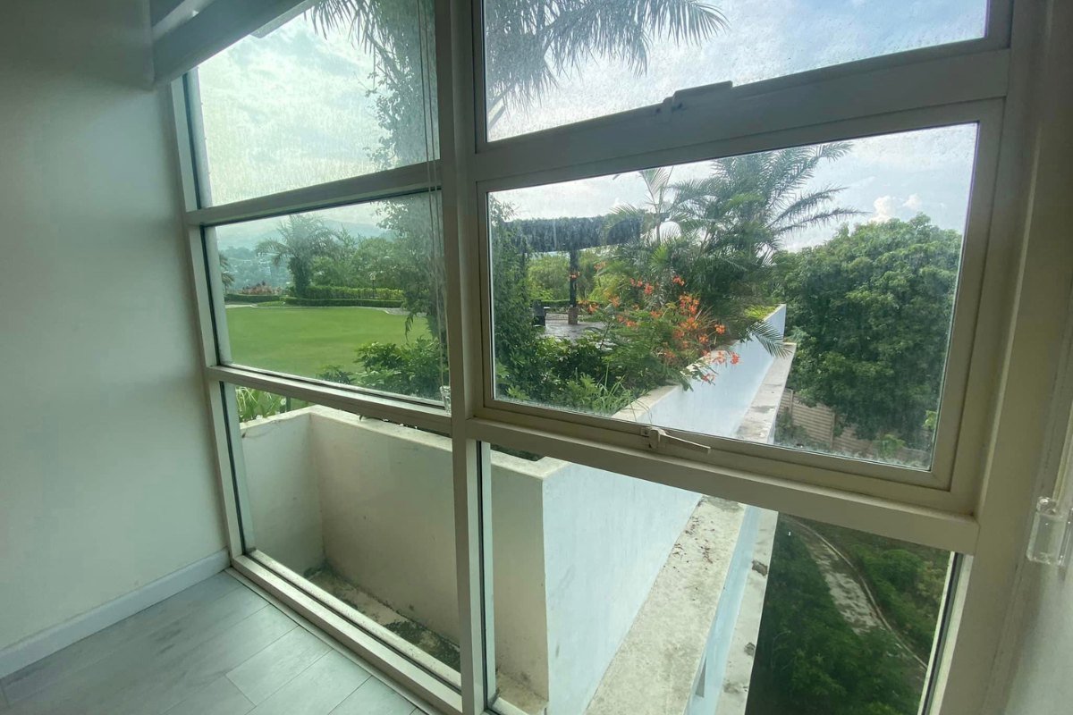 2 BR Condominium – Newly Refurbished (14) Balcony view of the 2-bedroom condo for rent in Cebu City