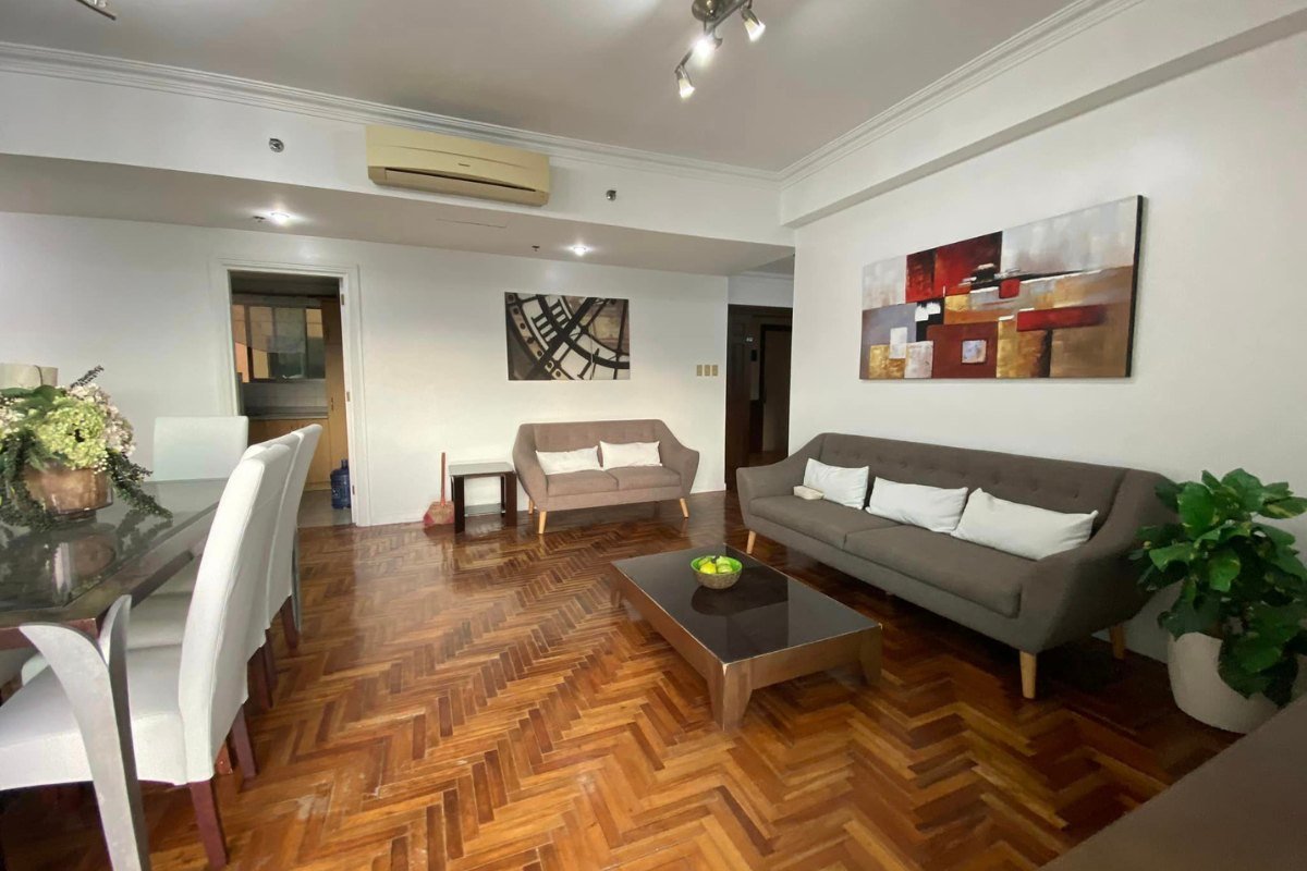 Bedroom of the 2-bedroom condo for rent in Cebu City