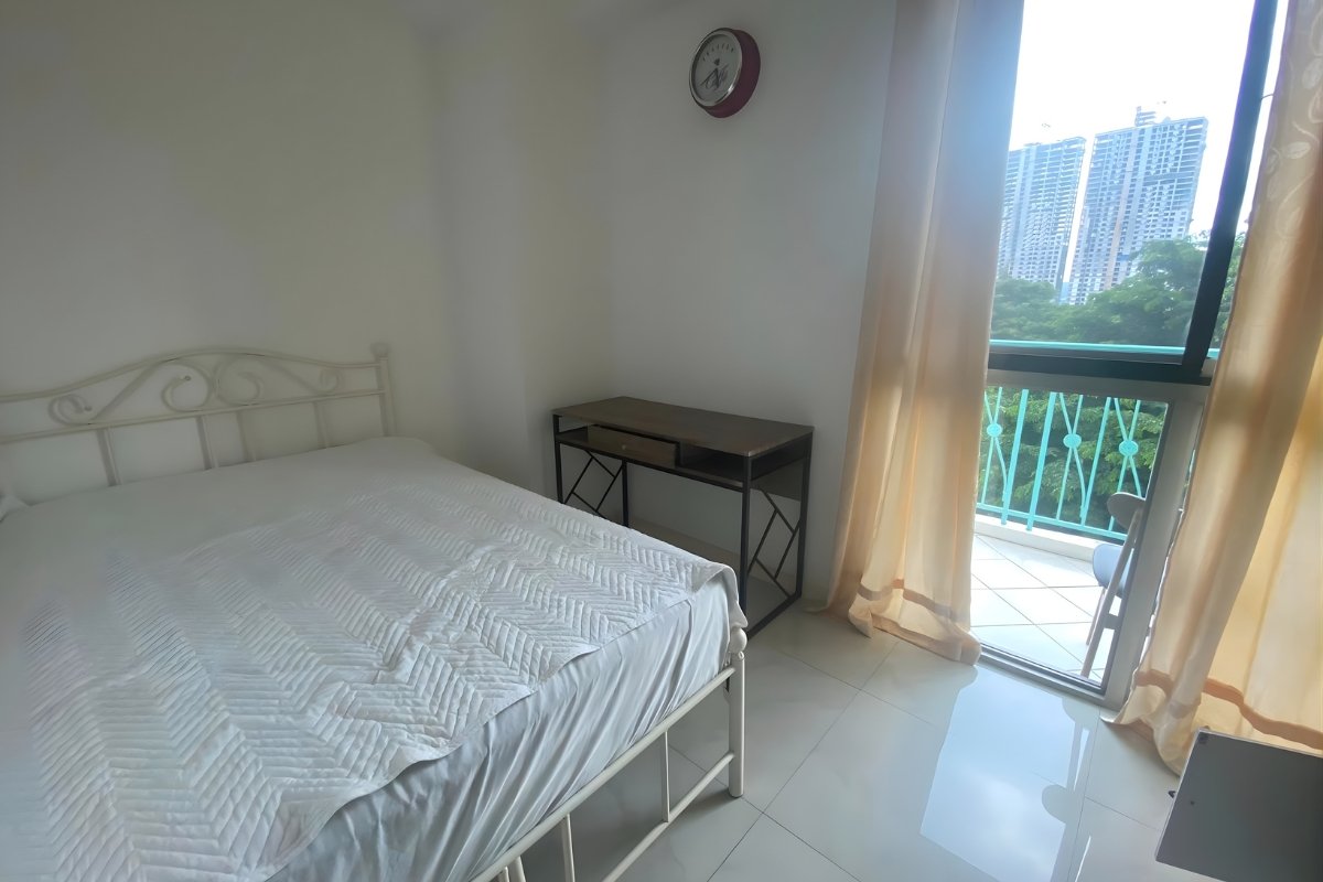 Kitchen of the 2-bedroom condo for rent in Cebu City