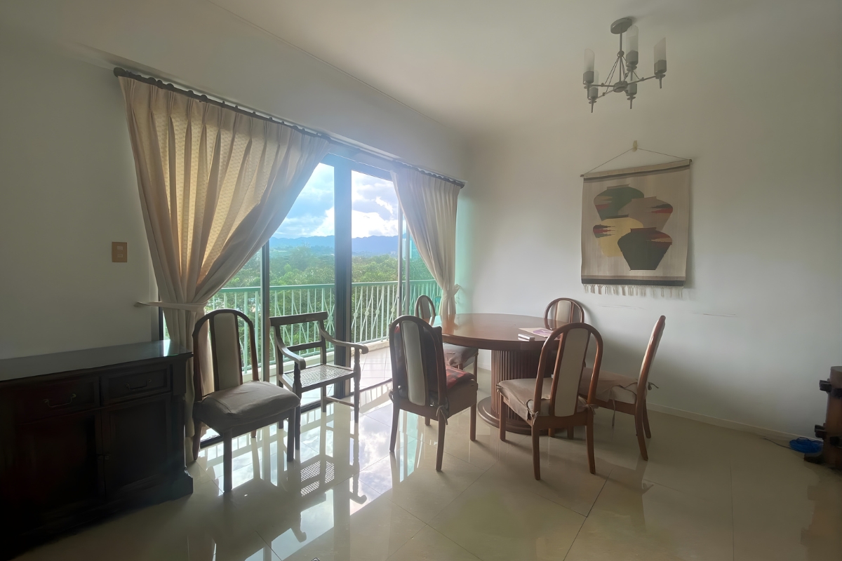 Kitchen of the 2-bedroom condo for rent in Cebu City