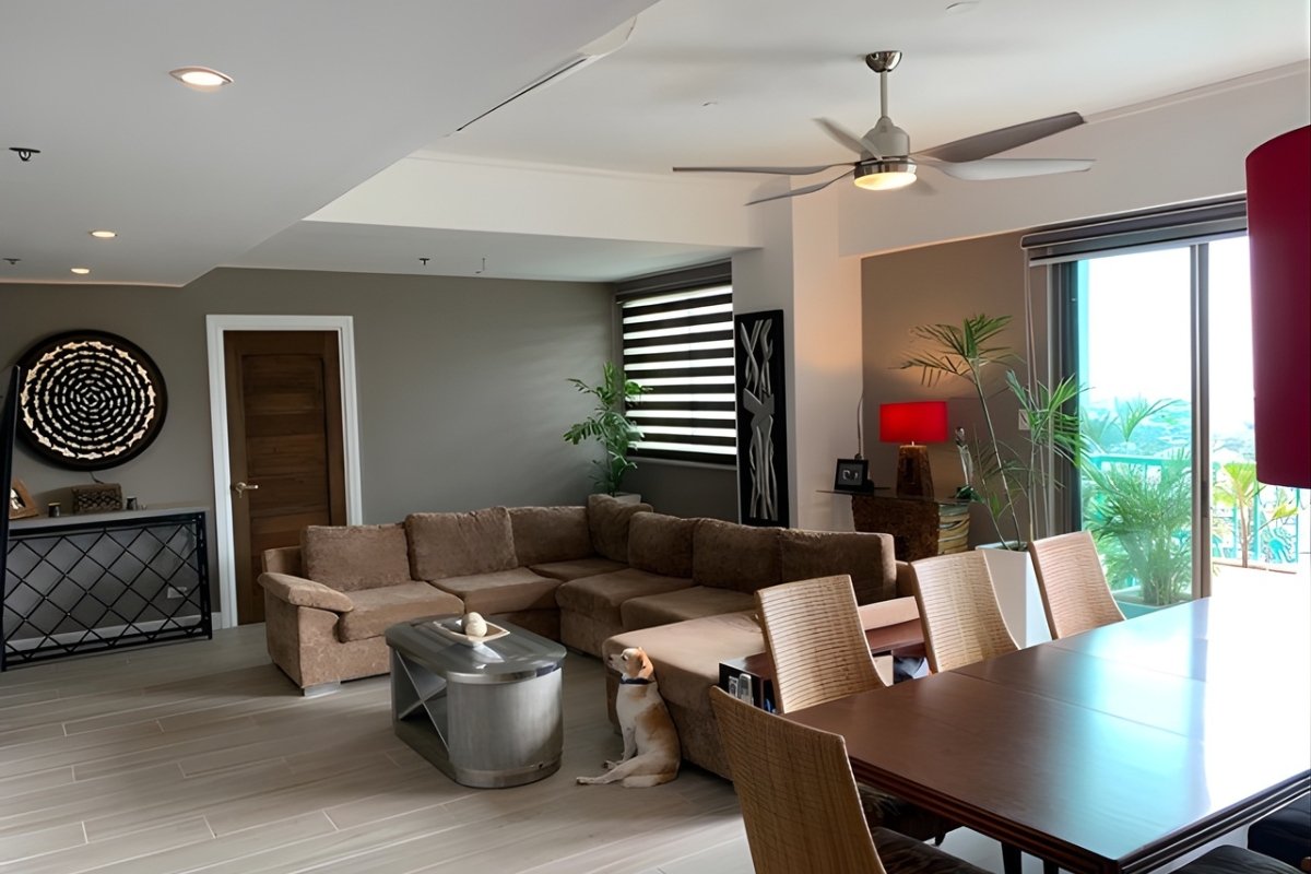 Balcony view of the 3-bedroom condo for sale in Cebu City