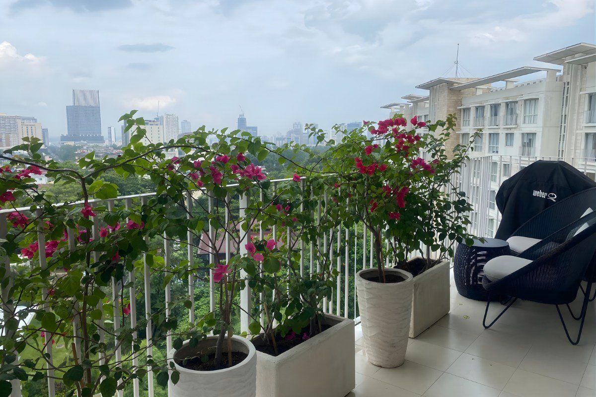 Balcony view of the 4-bedroom condo for sale in Cebu City