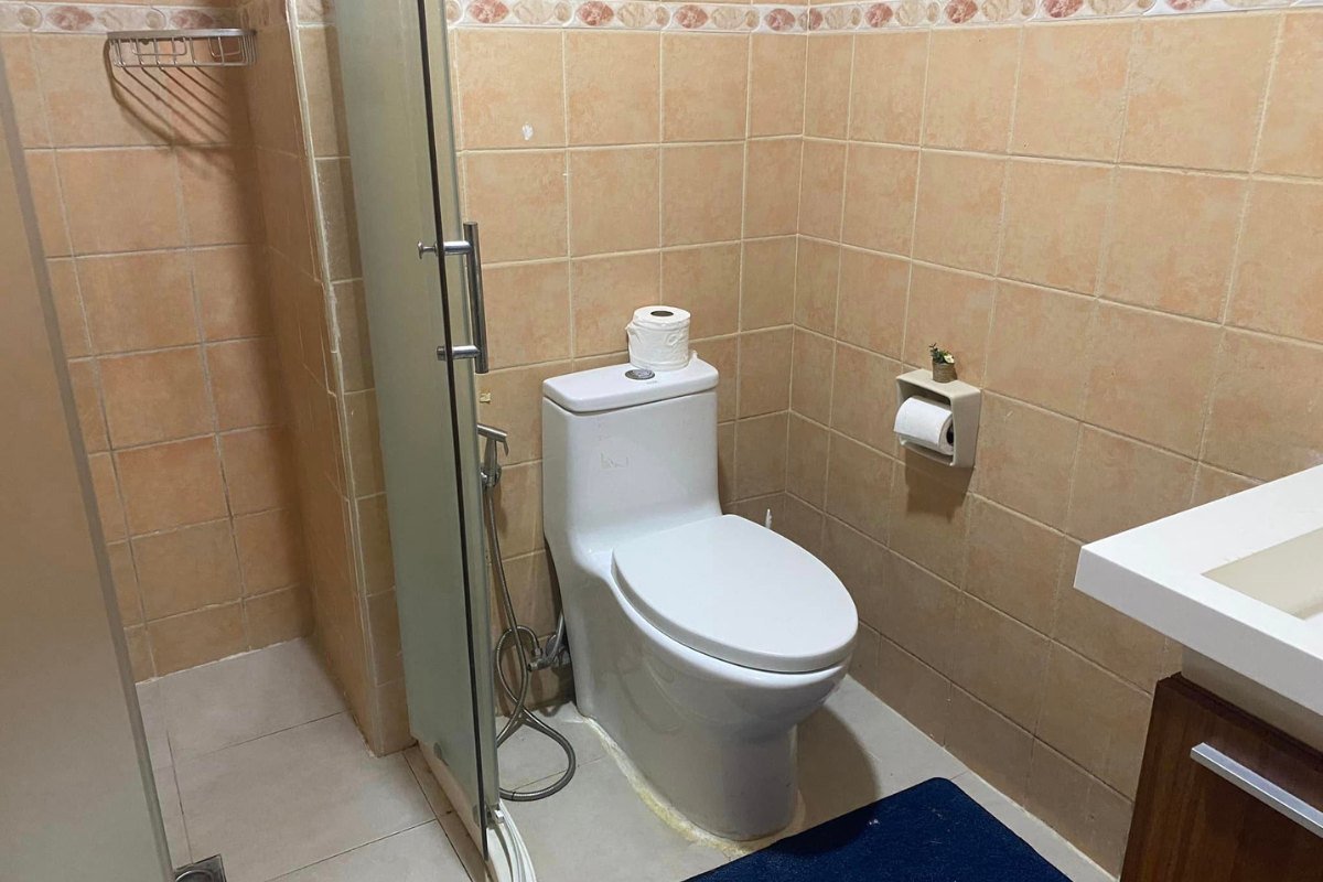 For Rent Apartment Inside gated subdivision in Banilad (4) Balcony view of the 1-bedroom apartment for rent in Cebu City