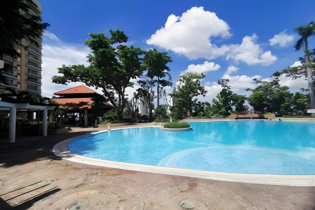 Balcony view of the 2-bedroom penthouse for sale in Cebu City