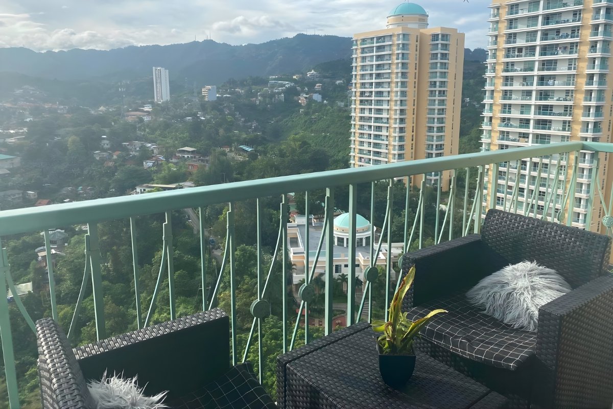Dining area of the 2-bedroom penthouse for sale in Cebu City