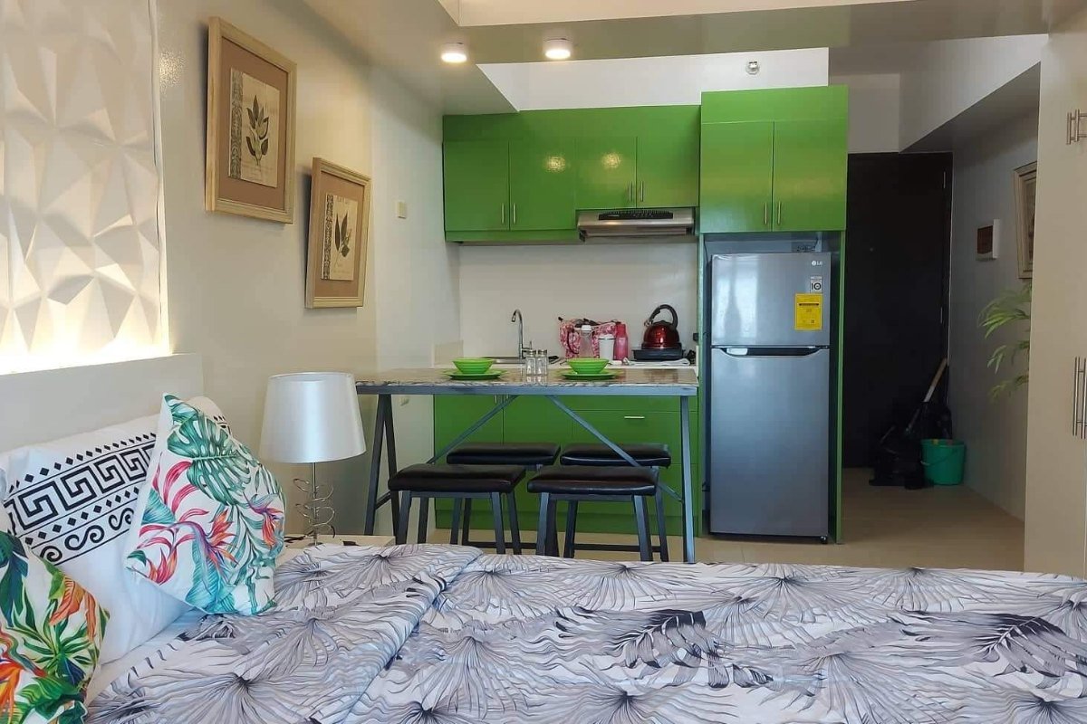 Exterior view of the studio unit for rent in Cebu City