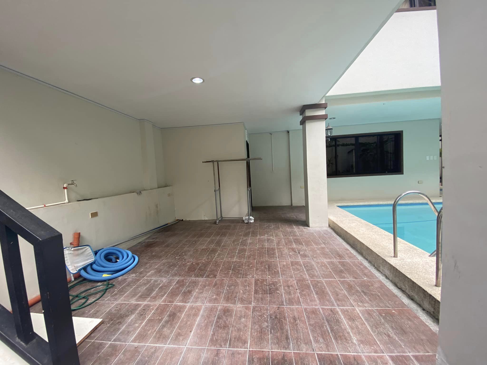 Living area of the 4-bedroom house for rent in Cebu City