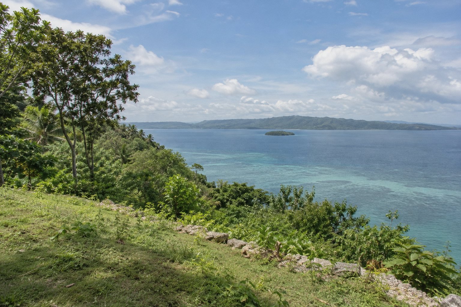 Sea view from a hillside in Baclayon